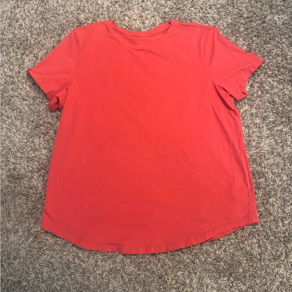 lululemon athletica Love Curved-Hem T-shirt in Glaze Pink